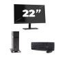 Atrust t176 USFF - Intel Atom x5-E8000 - 8GB RAM - 256GB SSD - Windows 11 + 1x 22 palcov Monitor
