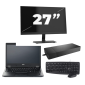 Fujitsu LIFEBOOK E5410 - Intel Core i3-10e generácie - 14 palcov - 8 GB RAM - 256 GB SSD - Windows 11 Home + 1x 27 palcový monitor