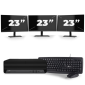 HP EliteDesk 800 G6 USFF - Intel Core i7 10. generácia - 16GB RAM - 256GB SSD - Windows 11 + 3x Monitor 23 palcov