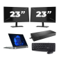 Lenovo Thinkpad L13 Yoga Gen 3 - Intel Core i5 12. generácia - 13 palcov - Touch - 16GB RAM - 256GB SSD - Windows 11 Home + 2x Monitor 23 palcov