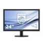 Philips 240V5QDSB – 24 palcov – 1920x1080 – DVI – HDMI – VGA – Čierna