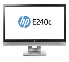 HP elit displej E240C - 24 palcov - 1920x1080 - DP - HDMI - VGA - šedá