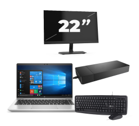 HP ProBook 440 G8 - Intel Core i3 11. generácia - 14 palcov - 16GB RAM - 256GB SSD - Windows 11 Home + 1x Monitor 22 palcov