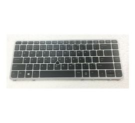 Klávesnica pre notebook HP EliteBook 840 G1 G2 850 G1 G2 s pointstick rámom podsvietený strieborne