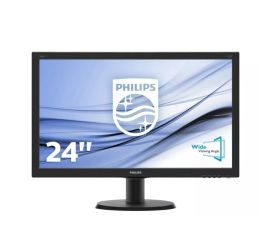 Philips 240V5QDSB &ndash; 24 palcov &ndash; 1920x1080 &ndash; DVI &ndash; HDMI &ndash; VGA &ndash; Čierna
