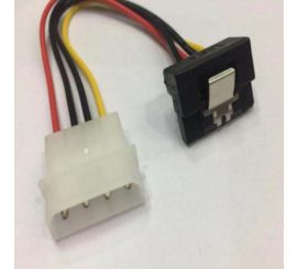 Molex Male na 90° SATA napájací kábel