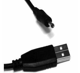 USB napájací kábel 3,5 mm (Ø), 1,0 m Akcia!