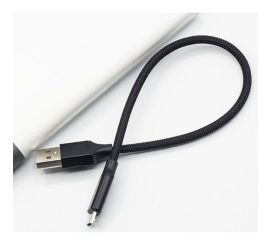 Kábel USB 2.0 Micro USB, 200 mm, pre Powerbanky a pod