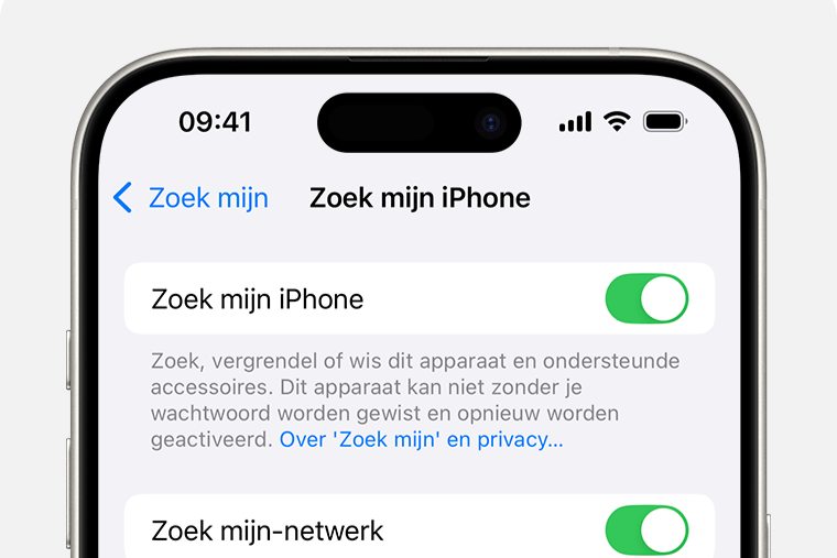 Zapnúť funkciu nájsť môj iPhone