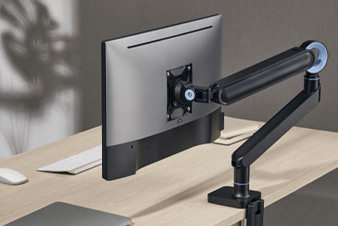 monitor arm with monitor